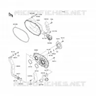 COUVERCLE CONVERTISSEUR pour Kawasaki KVF300