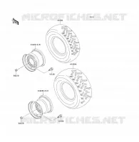 PNEUS pour Kawasaki KVF300
