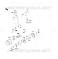 POMPE A HUILE pour Kawasaki KVF300