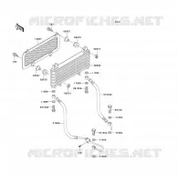 RADIATEUR D'HUILE pour Kawasaki KVF300