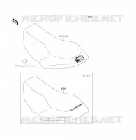 SELLE pour Kawasaki KVF300