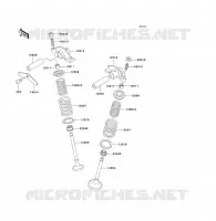 SOUPAPE pour Kawasaki KVF300