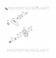 TRANSMISSION pour Kawasaki KVF300