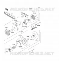VARIATEUR pour Kawasaki KVF300