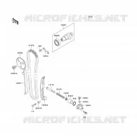 ARBRE A CAME/TENDEUR pour Kawasaki KVF300