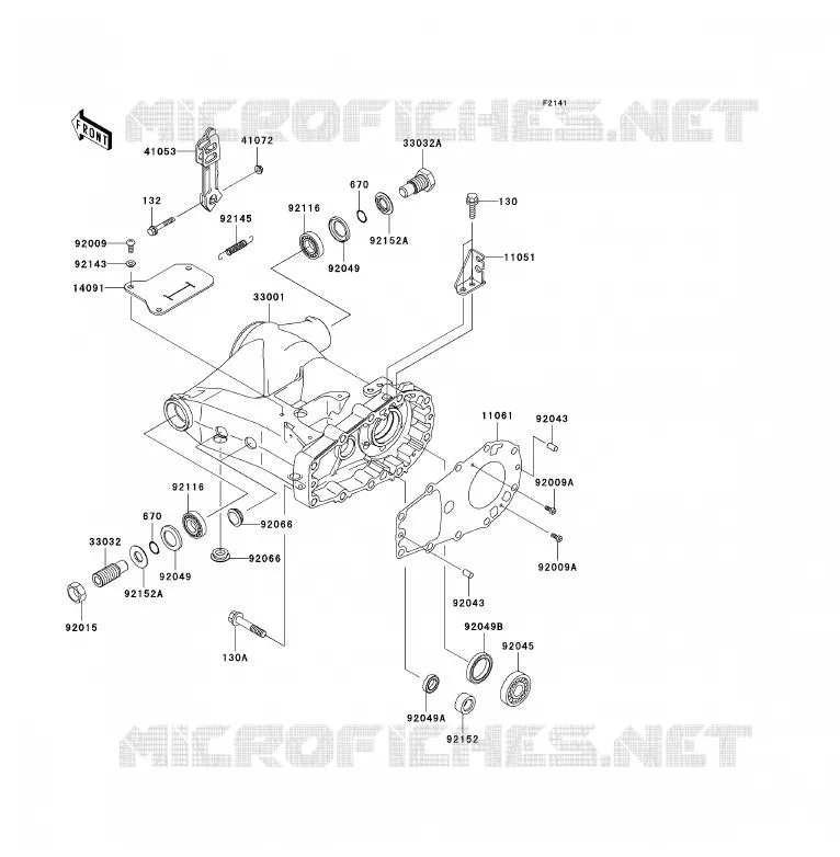 BRAS OSCILLANT Kawasaki QUAD 360 2003 KVF360 4X4  KVF360-A1