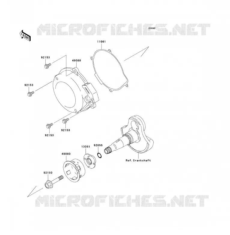 LANCEUR Kawasaki QUAD 360 2003 KVF360 4X4  KVF360-A1