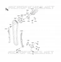 ARBRE A CAME/TENDEUR pour Kawasaki KVF360 4X4