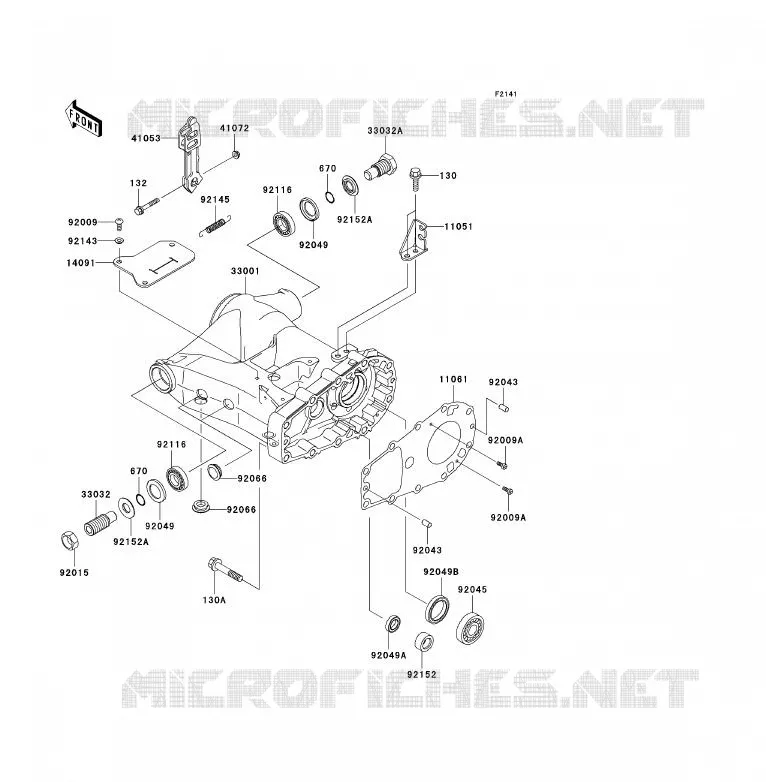 BRAS OSCILLANT Kawasaki QUAD 360 2003 KVF360 4X4  KVF360-A1