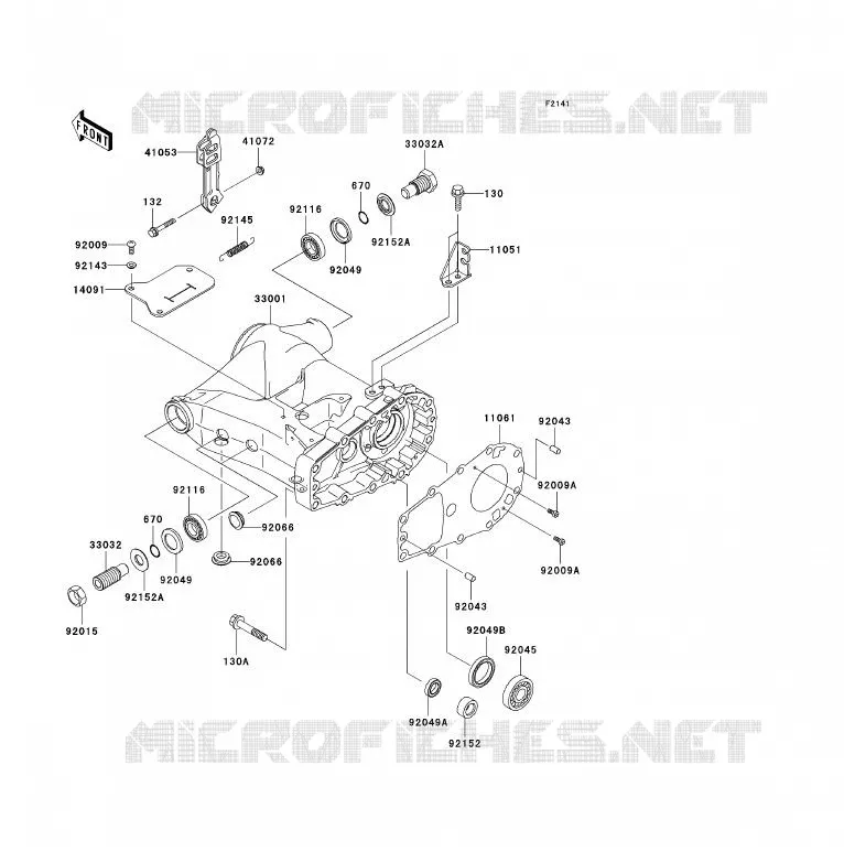 BRAS OSCILLANT Kawasaki QUAD 360 2005 KVF360 4X4  KVF360-A3