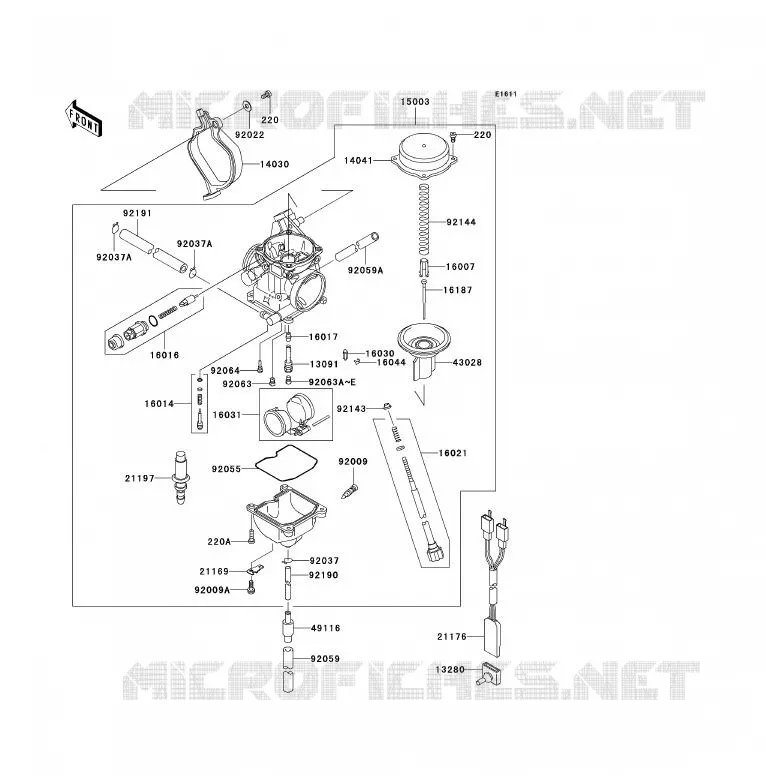 CARBURATEUR Kawasaki QUAD 360 2006 KVF360 4X4  KVF360A6F