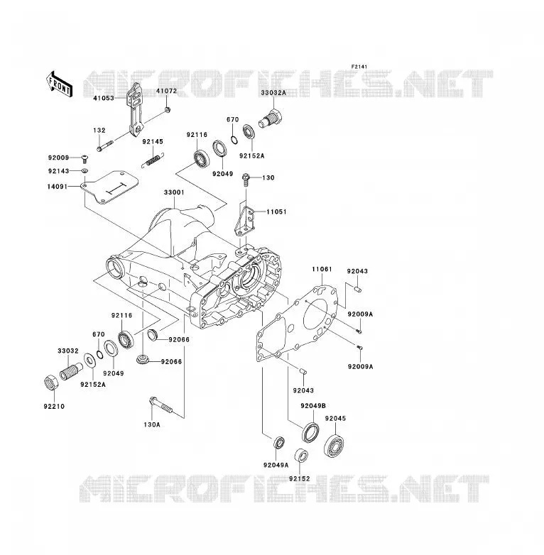 BRAS OSCILLANT Kawasaki QUAD 360 2008 KVF360 4X4  KVF360A8F