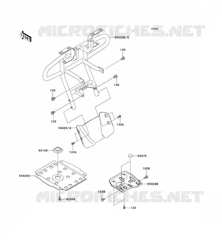 PROTECTION(S) Kawasaki QUAD 360 2009 KVF360 4X4  KVF360A9F