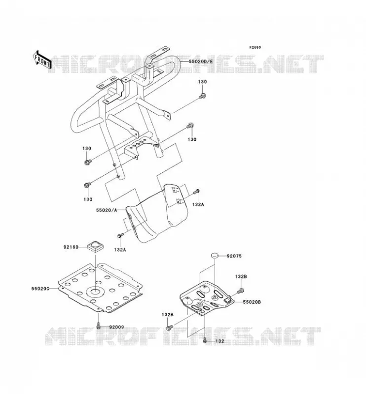 PROTECTION(S) Kawasaki QUAD 360 2010 KVF360 4X4  KVF360AAF