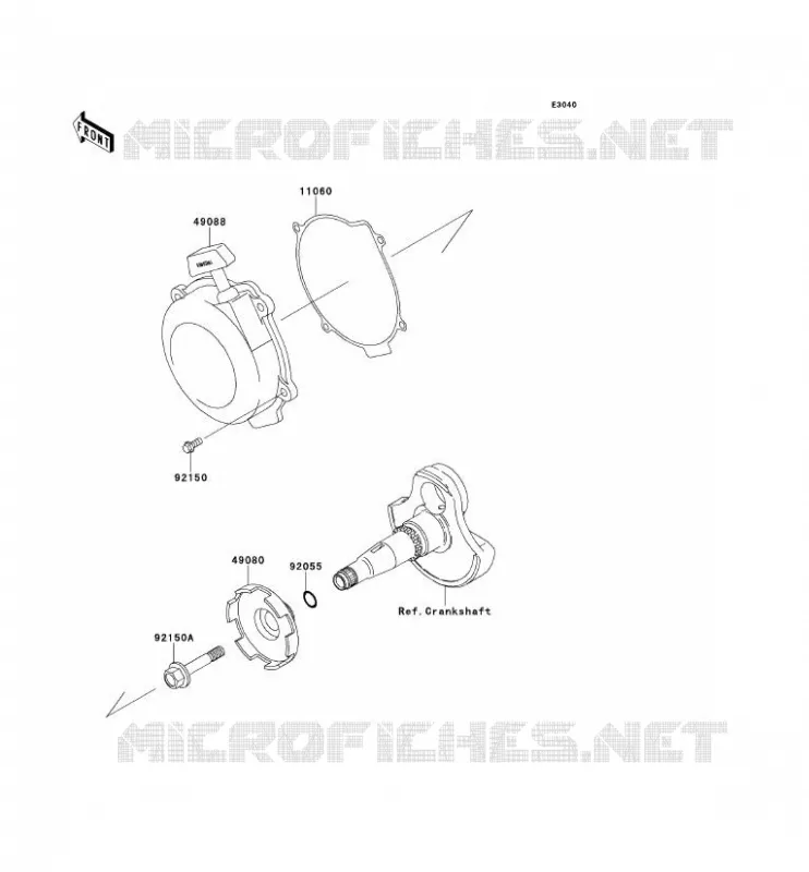 LANCEUR Kawasaki QUAD 360 2012 KVF360 4X4  KVF360ACF