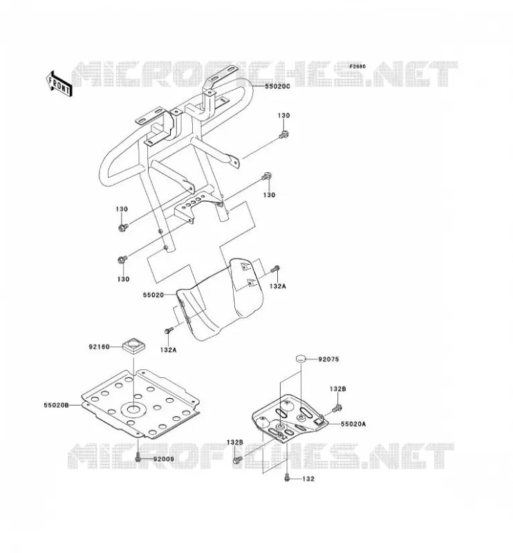 PROTECTION(S) Kawasaki QUAD 360 2013 KVF360 4X4  KVF360ADF