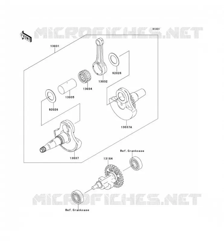 VILEBREQUIN Kawasaki QUAD 360 2013 KVF360 4X4  KVF360ADF