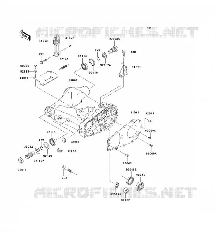 BRAS OSCILLANT Kawasaki QUAD 360 2005 KVF360  KVF360-B3