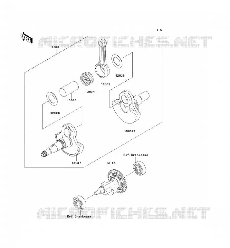 VILEBREQUIN Kawasaki QUAD 360 2007 KVF360  KVF360B7F
