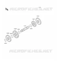 FOURCHETTE/BARRILLET DE SELECTION pour Kawasaki KVF400 4X4