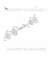 FOURCHETTE/BARRILLET DE SELECTION pour Kawasaki KVF400
