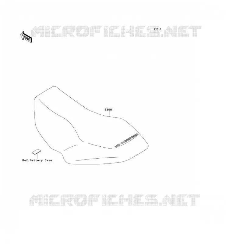 SELLE Kawasaki QUAD 400 1998 KVF400  KVF400-B1