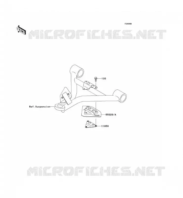 PIECE EN OPTION(PROTEGE BRAS) Kawasaki QUAD 400 1999 KVF400 4X4  KVF400-C1