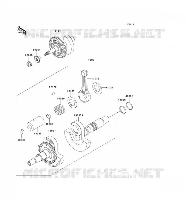 VILEBREQUIN Kawasaki QUAD 400 2000 KVF400 4X4  KVF400-C2