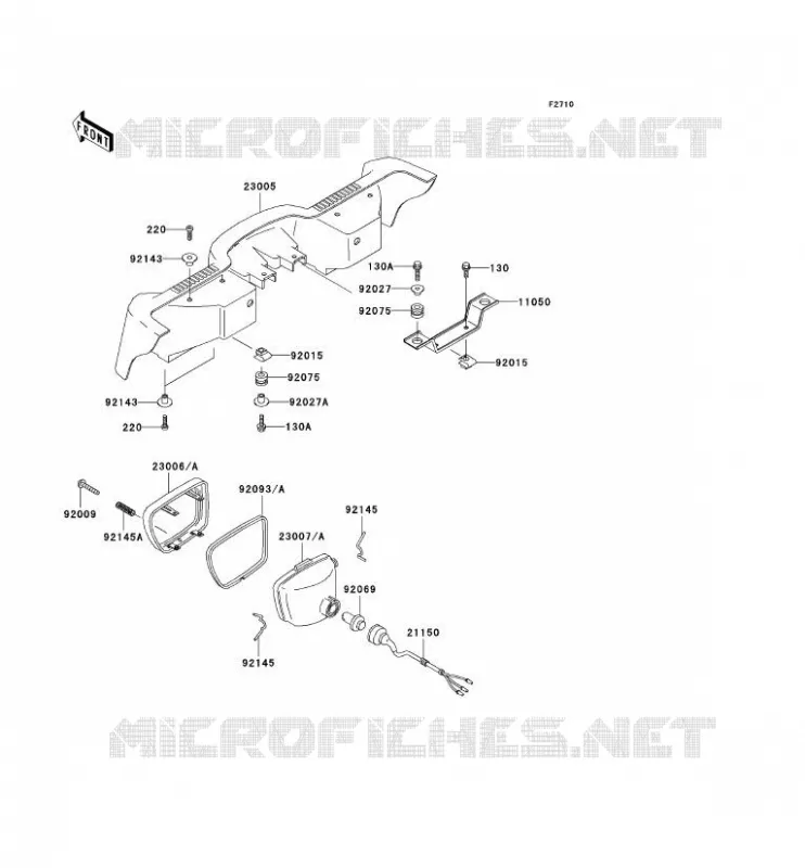 OPTIQUE(S) Kawasaki QUAD 400 2000 KVF400 4X4  KVF400-C2