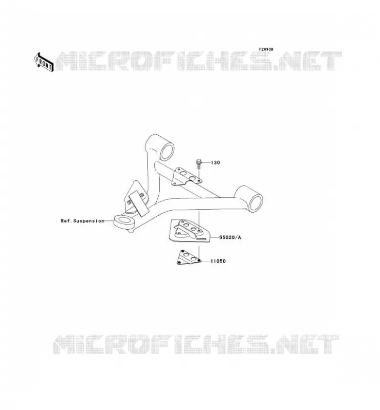 PIECE EN OPTION(PROTEGE BRAS) Kawasaki QUAD 400 2000 KVF400 4X4  KVF400-C2
