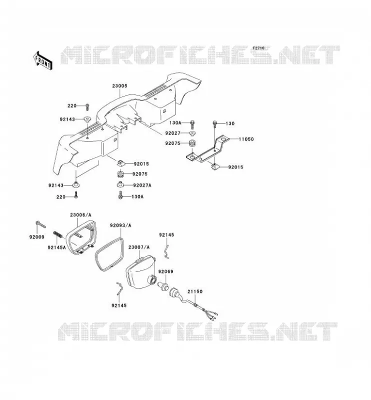 OPTIQUE(S) Kawasaki QUAD 400 2002 KVF400 4X4  KVF400-C4