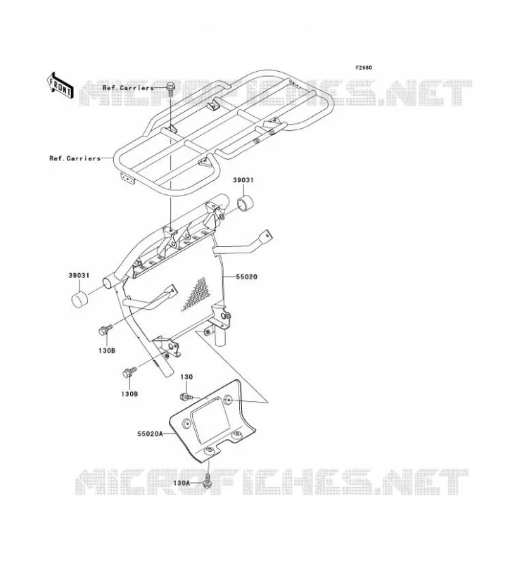 PROTECTION(S) Kawasaki QUAD 400 1999 KVF400  KVF400-D1