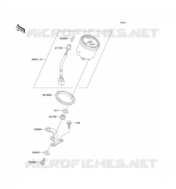 COMPTEURS Kawasaki QUAD 400 2001 KVF400  KVF400-D3