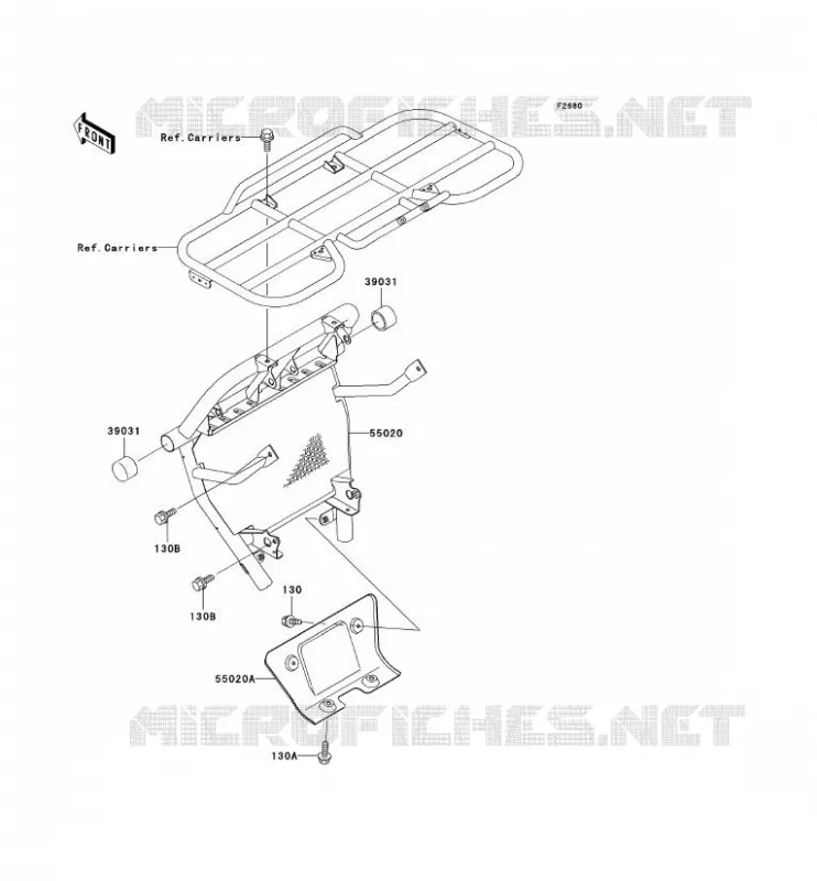 PROTECTION(S) Kawasaki QUAD 400 2001 KVF400  KVF400-D3