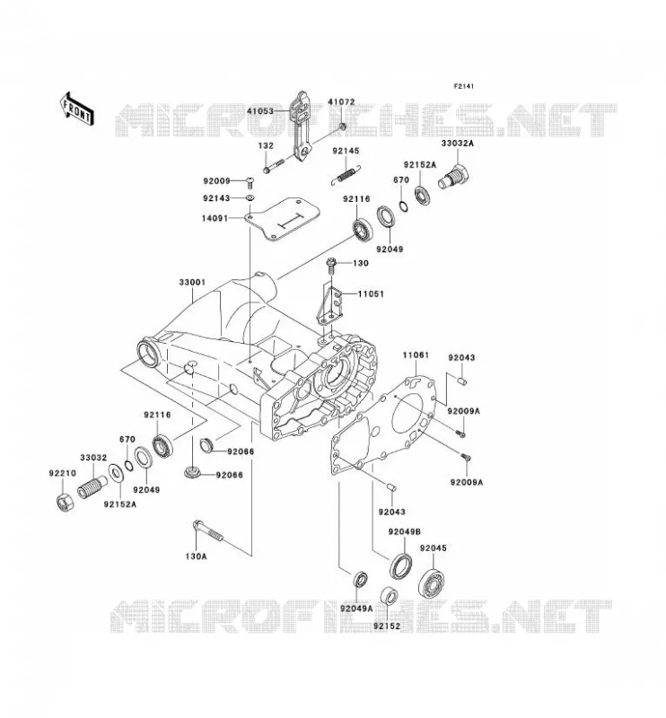 BRAS OSCILLANT Kawasaki QUAD 650 2005 KVF650 4X4  KVF650-D1