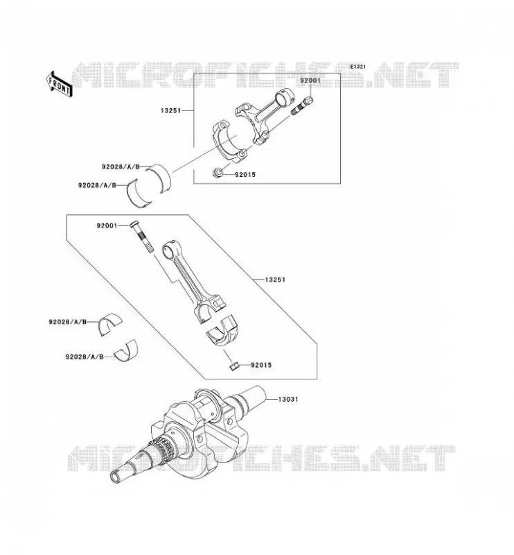 VILEBREQUIN Kawasaki QUAD 650 2010 KVF650 4X4  KVF650DAF