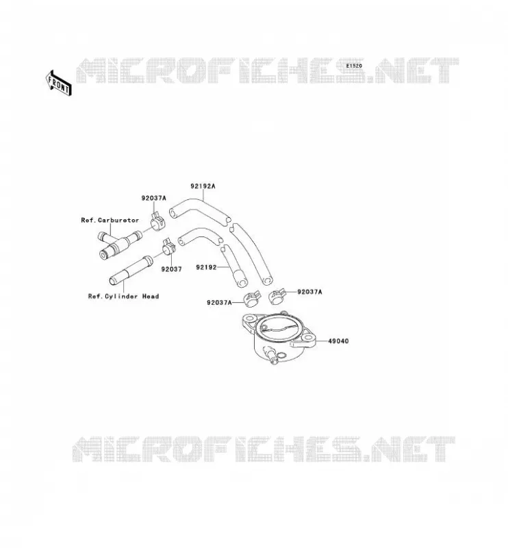 POMPE A ESSENCE Kawasaki QUAD 650 2012 KVF650 4X4  KVF650FCF