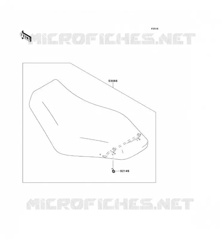 SELLE Kawasaki QUAD 650 2012 KVF650 4X4I  KVF650FCF