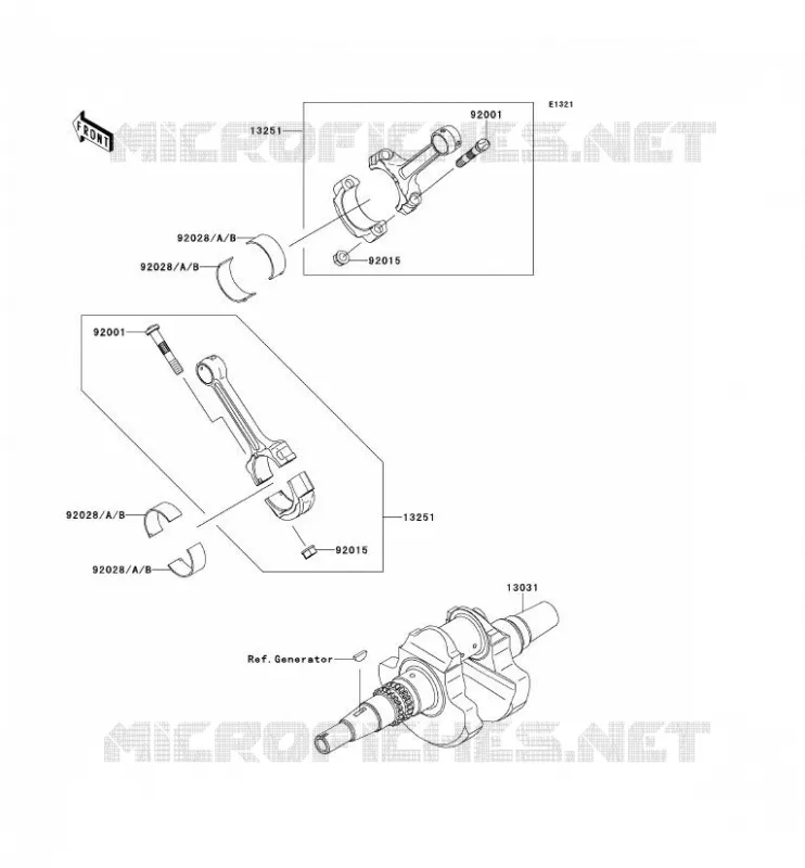 VILEBREQUIN Kawasaki QUAD 650 2013 KVF650 4X4  KVF650FDF