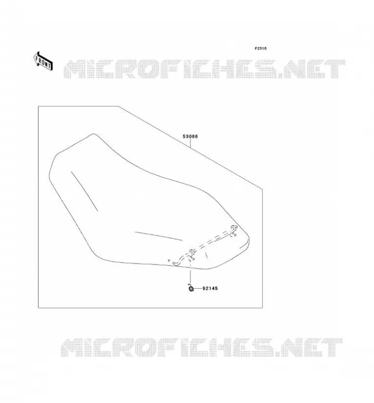SELLE Kawasaki QUAD 650 2014 KVF650 4X4I  KVF650FEF