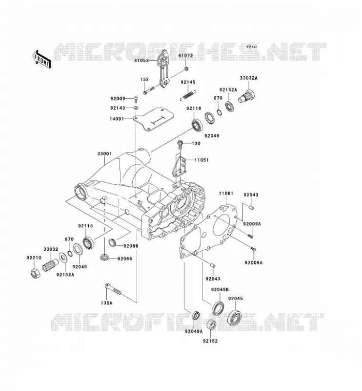 BRAS OSCILLANT Kawasaki QUAD 700 2005 KVF700 4X4  KVF700-A2