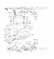 RESERVOIR CARBURANT pour Kawasaki KVF700 4X4