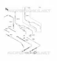CABLES pour Kawasaki KVF750 4X4I