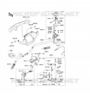 GUIDON pour Kawasaki KVF750 4X4I