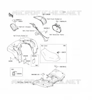 LABEL pour Kawasaki KVF750 4X4I
