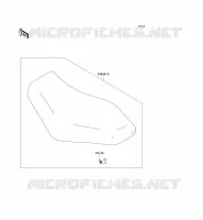 SELLE pour Kawasaki KVF750 4X4I