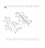 CACHE LAT&Eacute;RAL pour Kawasaki KVF750 4X4I