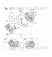 CARTER MOTEUR(S) pour Kawasaki KVF750 4X4I