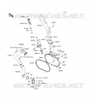 COUVERCLE CONVERTISSEUR pour Kawasaki KVF750 4X4I