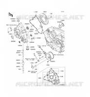 COUVERCLES MOTEUR pour Kawasaki KVF750 4X4I